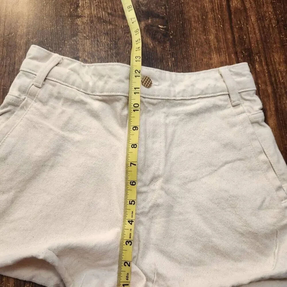 Zara high waist cutoff shorts